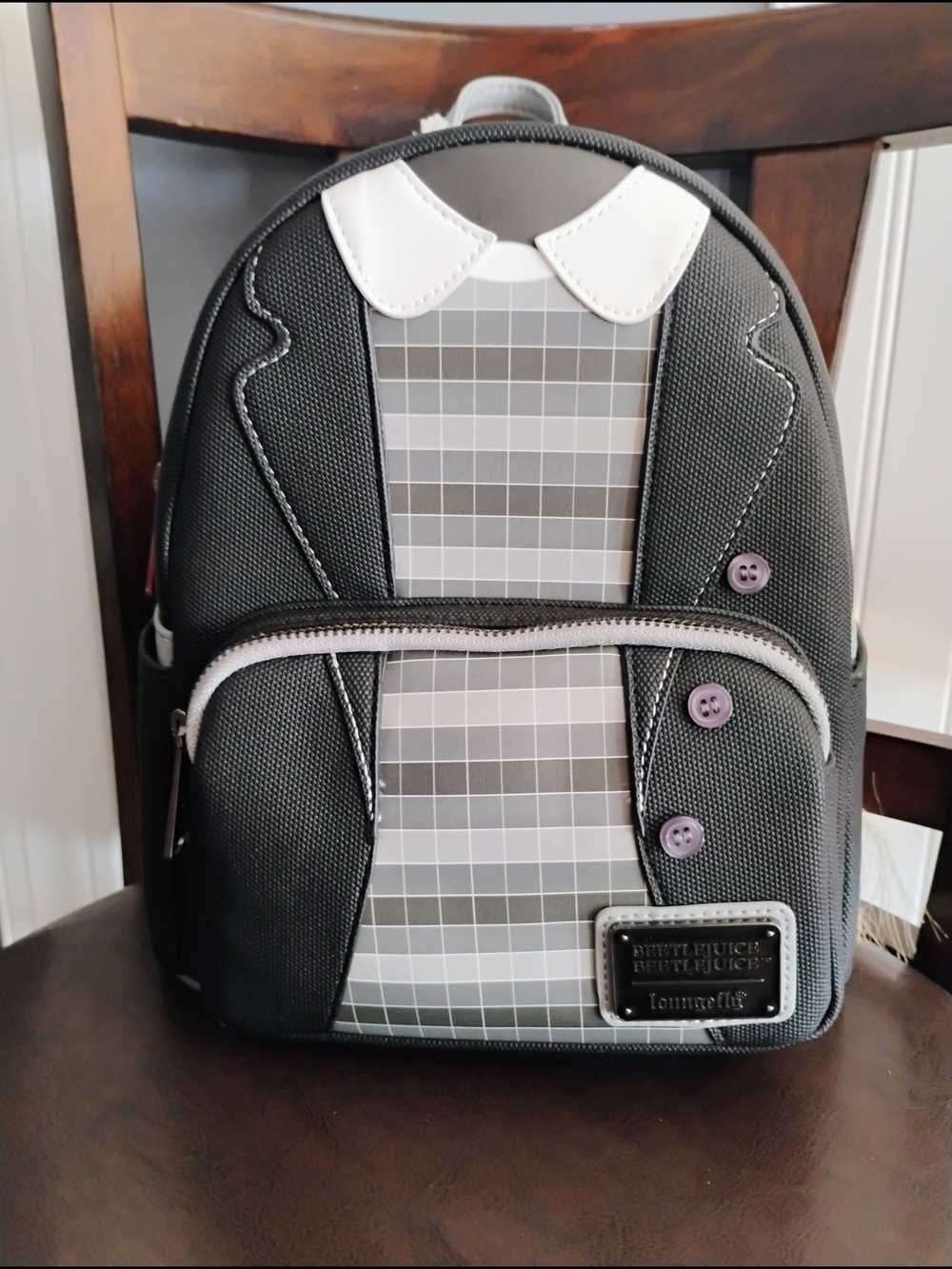 Loungefly Beetlejuice Beetlejuice Lydia Deetz Cosplay Mini Backpack